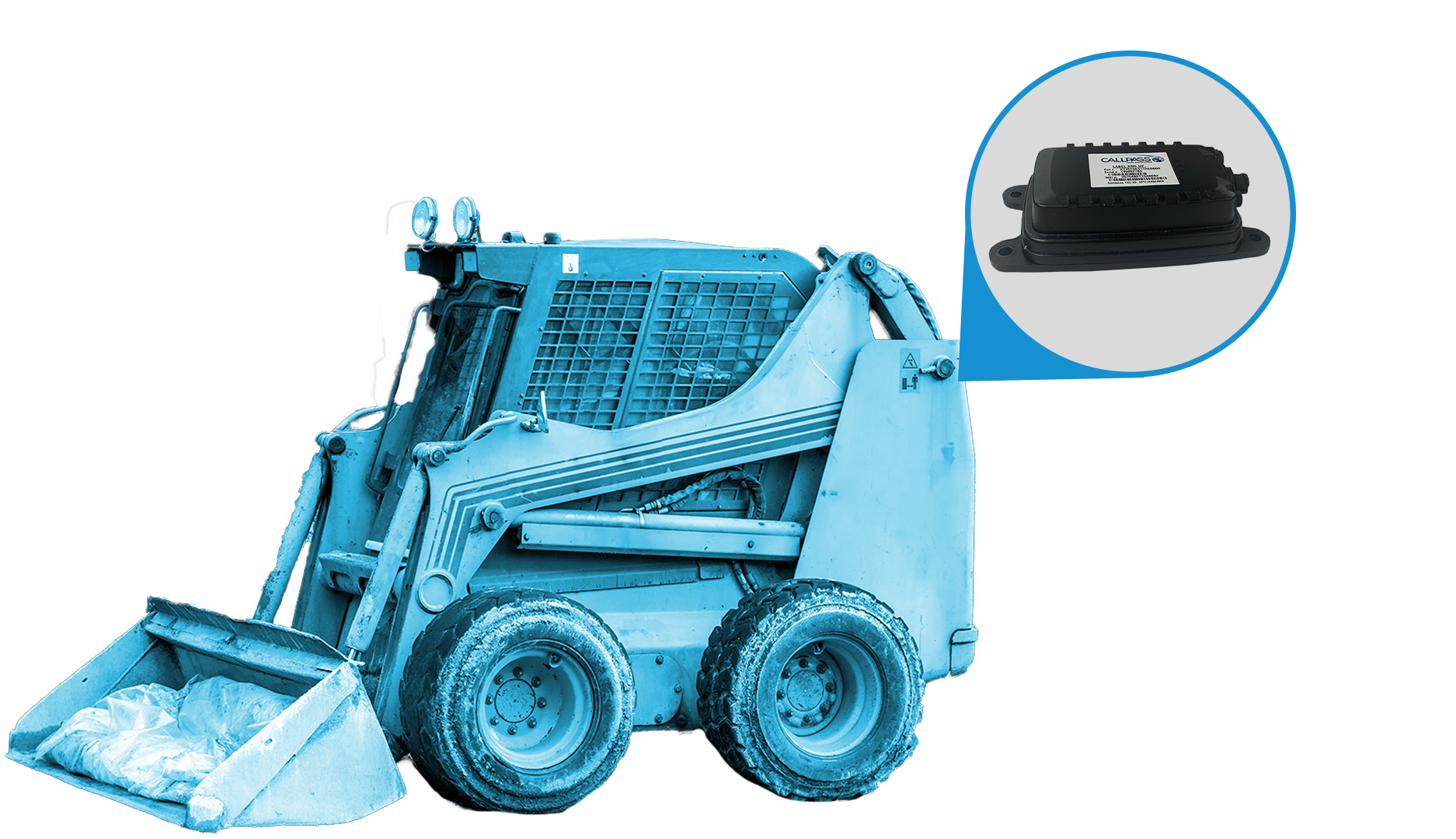 Skid Loader With CP45 Device