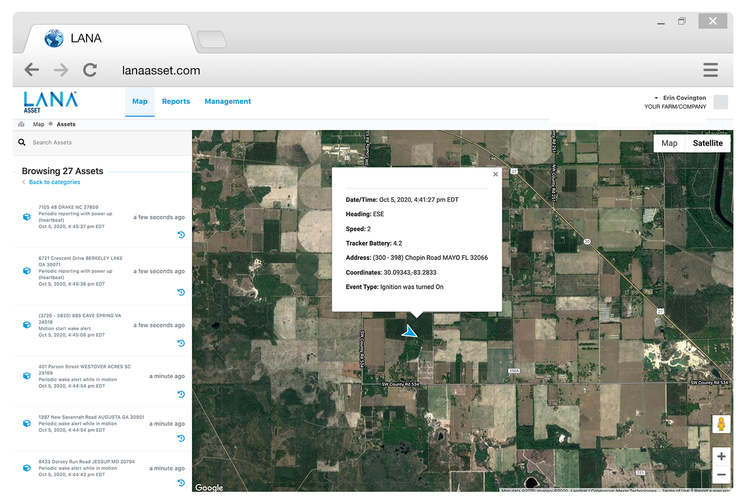 Agriculture Equipment GPS Tracking CallPass