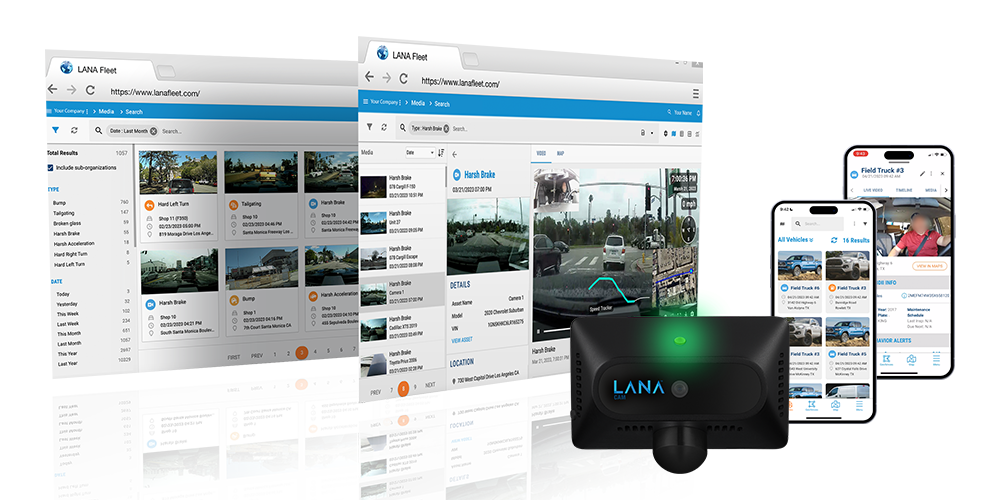 Mobile App Dash Camera Fleet Tracking CallPass